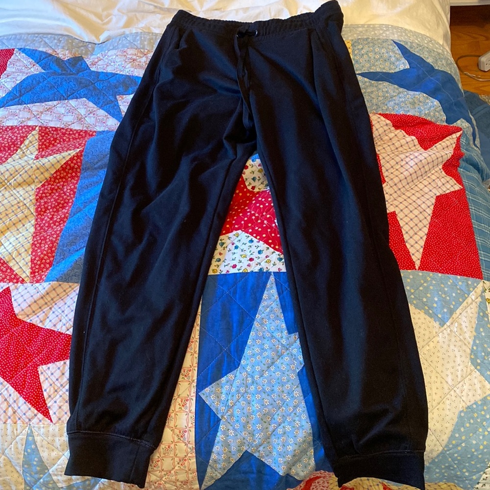Black joggers from American Eagle